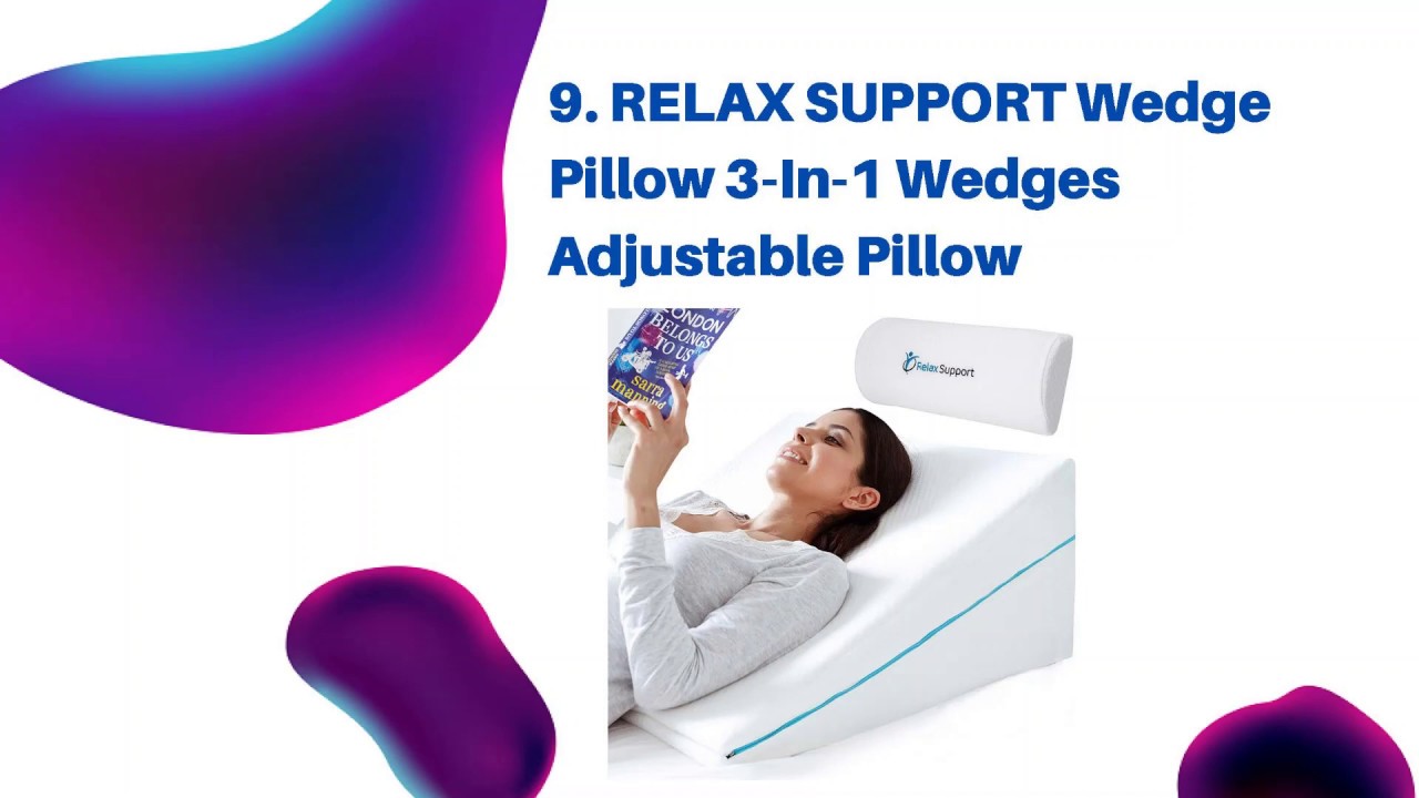 Top 10 Best Bed Wedge Pillows - YouTube