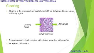 VOCATIONAL- MEDICAL LAB TECHNICIAN  2ND YEAR  P-3  U13 - 01  MICROTOMES AND KNIVES