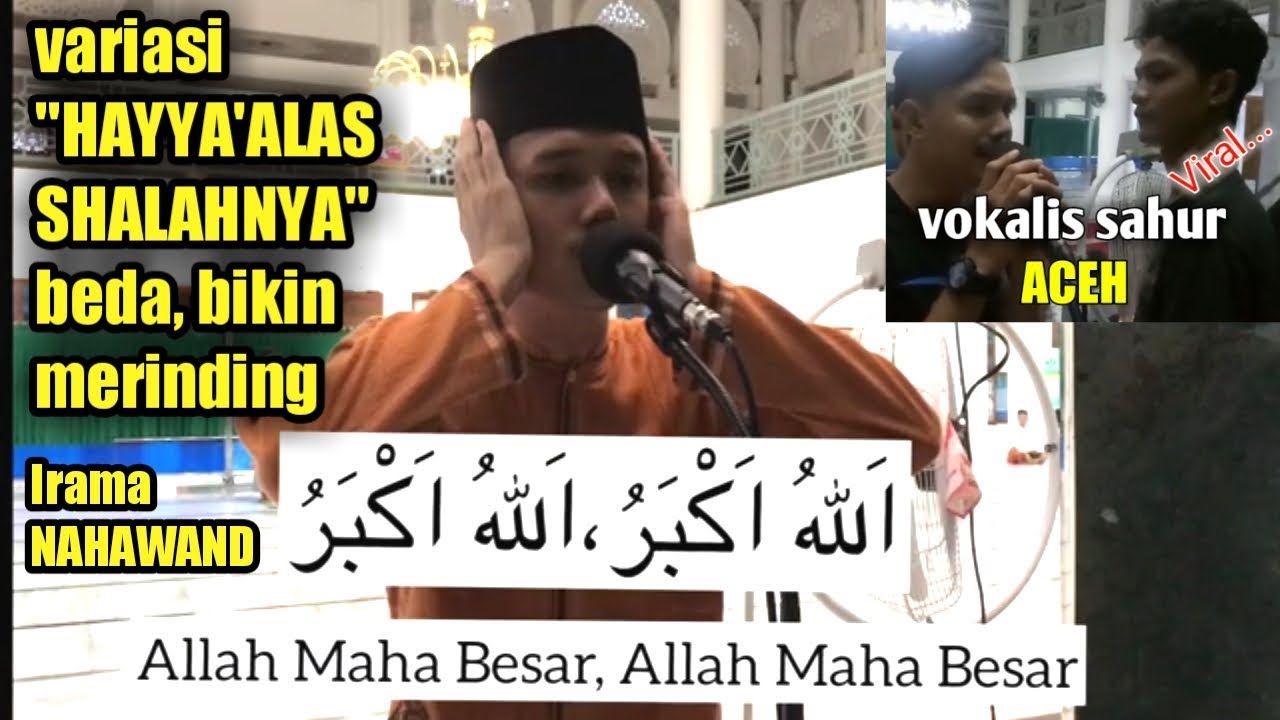 Masya Allah.. Adzan Sangat Merdu & Tinggi || Syech Nisfun Nahar || Vokalis Viral Sahur Aceh...