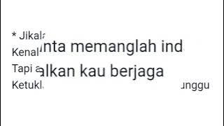 Jikalau Berkasih (lirik)