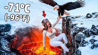 Frozen Alaska | She Almost Fell Into a Volcano… Until an Eagle Saved Her