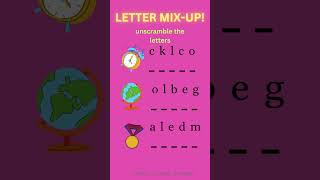 "Decipher the Picture Puzzle: Unscramble Words for Fun Learning 🧩🔍"