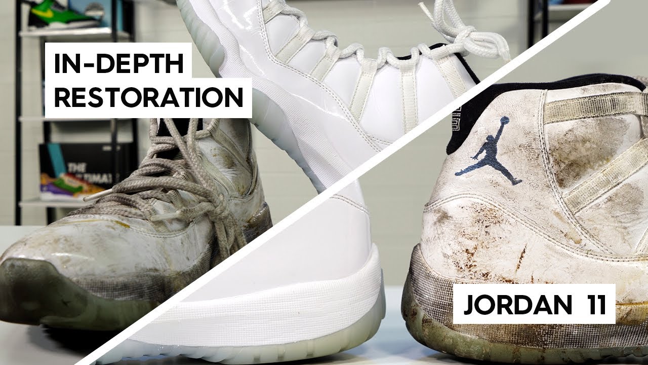 how to clean white jordans 11
