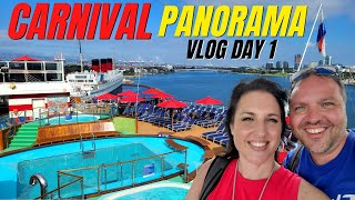 Carnival Panorama Mexican Cruise  Sail Away from Long Beach  VLOG Day 1