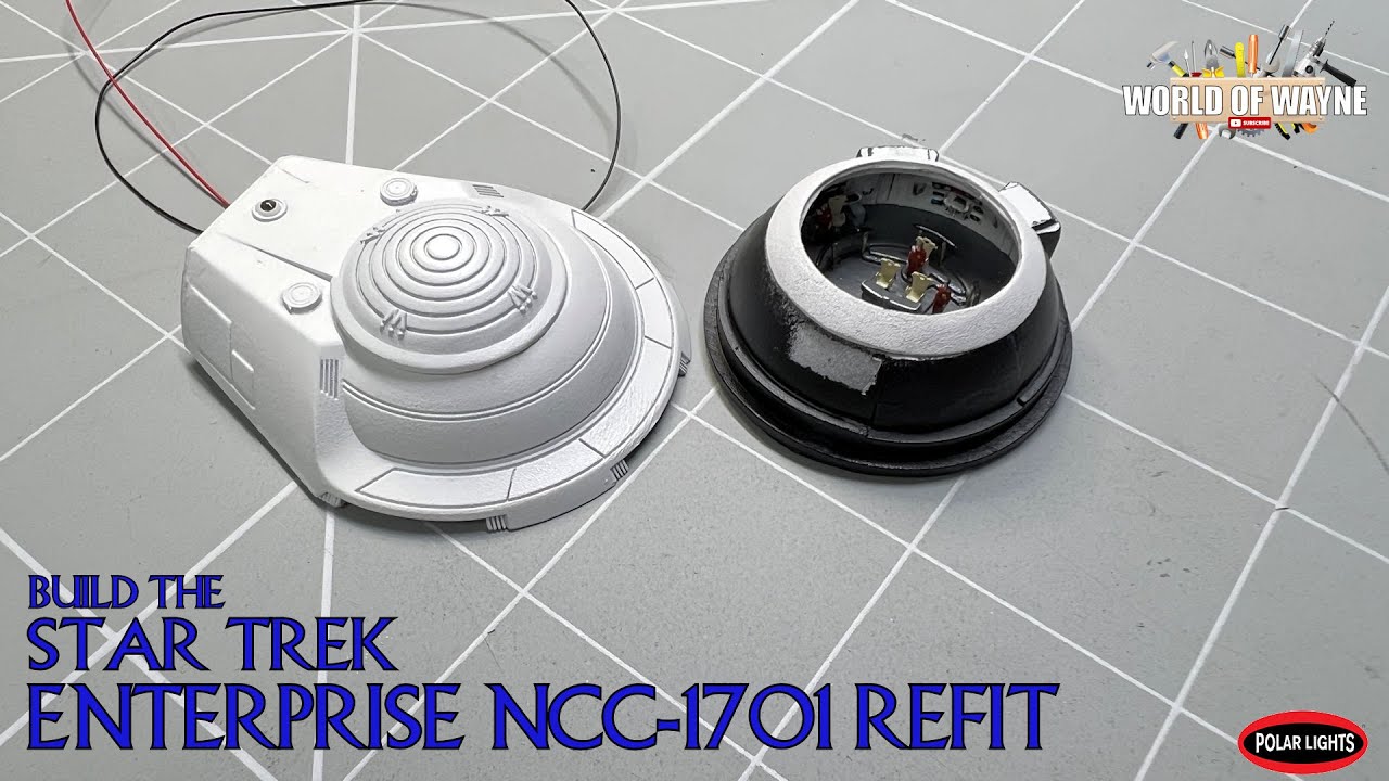 Build the Polar Lights USS Enterprise Refit 1:350 Scale - Part 2