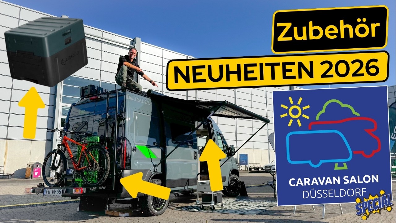 Wohnmobil-Zubehör 2025 / 2026: Das ist MEIN Fazit vom Caravan Salon!