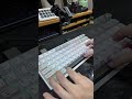 Yunzii AL80 Mechanical Keyboard with LCD Typing Test