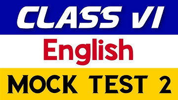 Class VI English Mock Test Part 2| English| Quick English In Bengali
