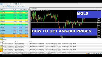 How to get Ask-Bid Prices in mql5