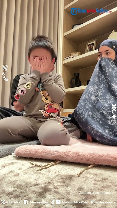 Gemes Banget! Momen Athar Putra Rizky Aditya dan Citra Kirana Berdoa Minta Bebek hingga Tokek Baru
