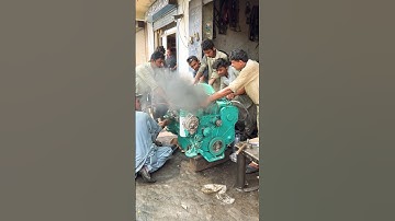 Heavy Diesel Engine Starting test #engine #shorts #short #fyp #reels #amazing