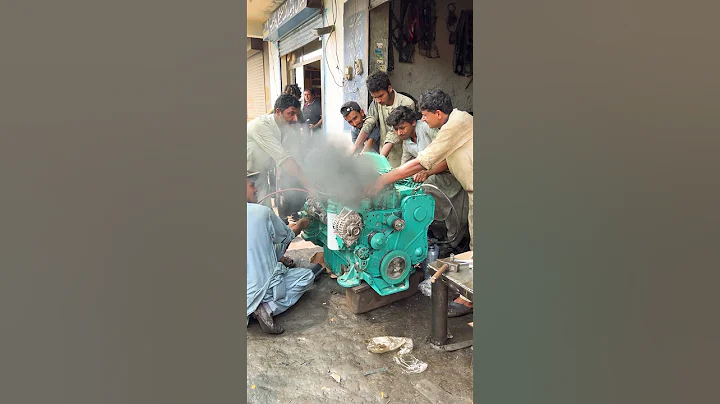 Heavy Diesel Engine Starting test #engine #shorts #short #fyp #reels #amazing