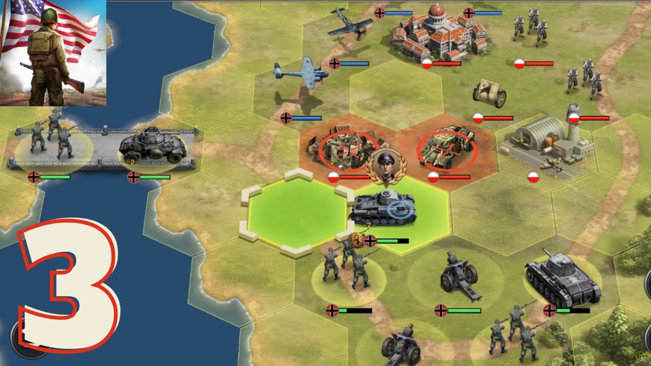 World War 2 Strategy Games - Gameplay Walkthrough Part 3 (Android, iOS ...