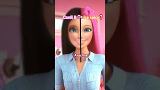 Ice spice and Cardi B makeup look on Barbie! (Arachna) #art #digitalart #barbie #barbiemovie #edits