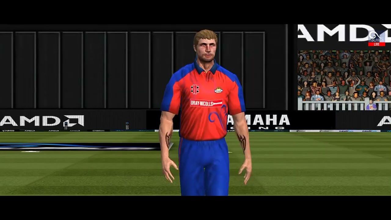 playing a real cricket 20 game - YouTube