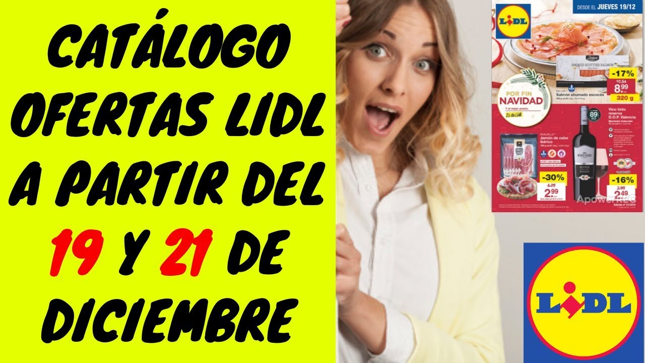 otoño tanto manejo 💸 LIDL Navidad OFERTAS de esta semana 💸 | CATÁLOGO España 19 Y 21  Diciembre 2019 - YouTube