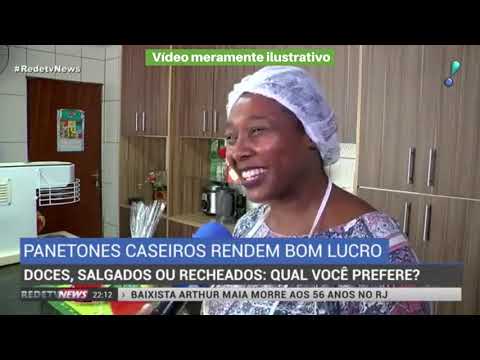 Muitas mulheres estão vendendo Panetones para aumentar a renda