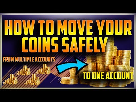 HOW TO MOVE COINS SAFELY AND EASILY ONTO YOU MAIN ACCOUNT FIFA 18 WITHOUT GETTING BANNED