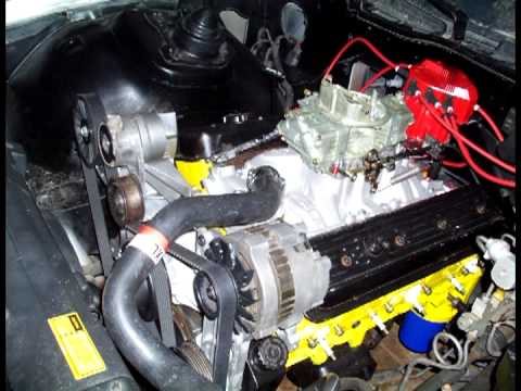 3rd gen Camaro engine swap V6 to V8 - YouTube alternator wiring diagram chevy 350 