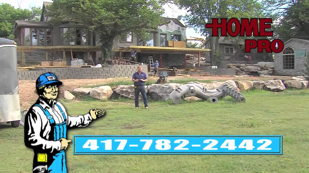 Joplin, Missouri Sunroom & Deck & Pool & Retaining Wall & Custom Rock
