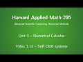 Harvard AM205 video 3.13 - Stiff ODE systems