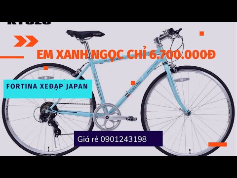 Video Em xe đạp đường phố fortina Nhật Bản Xanh ngọc nội địa... - youtube