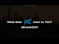 Tspe eweek2023  what does pe mean to you