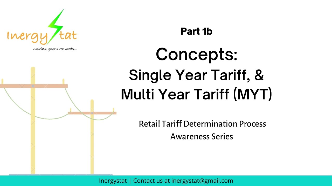 Inergystat: Concepts of Multi-Year Tariff and Single Year Tariff