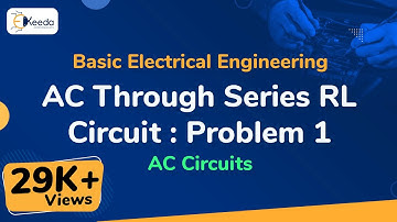 AC-door-serie RL-circuit: Probleem 1 - AC-circuits - Basis elektrotechniek