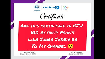 GTU 100 Activity Quiz | Cyber Offences Quiz | Available till 31/10/2022