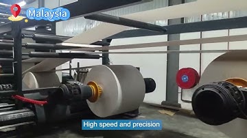 Dayuan SM-1500 Servo Precision Double Helix High Speed Sheet Cutting Machine(6 Rolls) in Malaysia