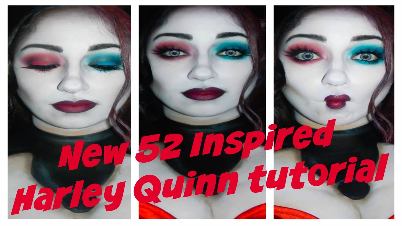 New 52 Inspired Harley Quinn Makeup Tutorial NYX FACE AWARDS 2015