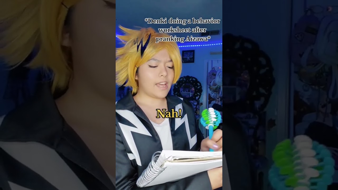 Sure! #bnha #bokunoheroacademia #mha #myheroacademia #denki #denkikaminari #anime #cosplay