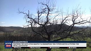 Μάκρη: Κρίσιμη συνάντηση ενημέρωσης των πυρόπληκτων αγροτών με τον ΕΛΓΑ για τις αποζημιώσεις