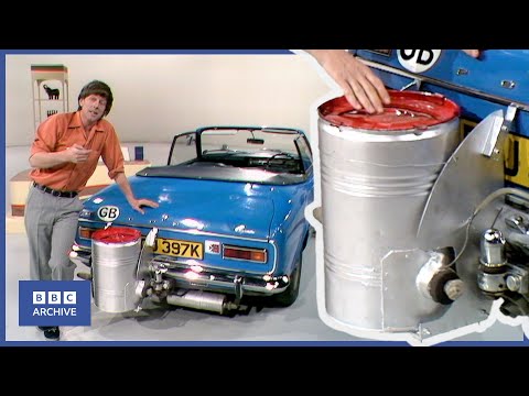 1975: The Amazing COAL-POWERED Car | Blue Peter | Retro Transport | BBC Archive