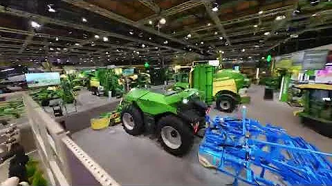 KRONE at Agritechnica 2025 – FPV flight over our trade fair stand