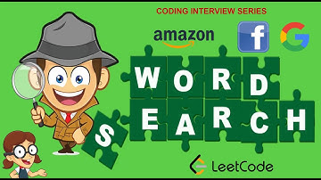 Amazon Google interview question - Word search | Backtracking