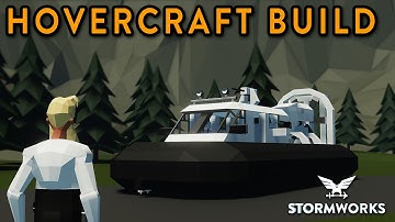 Building My 1st Hovercraft - Stream Highlights - Stormworks