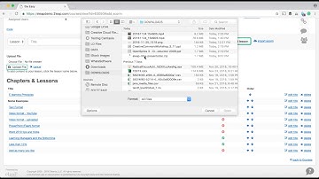 How to upload SCORM courses