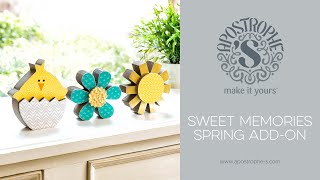 DIY Home Decor | Spring Craft | Apostrophe S | Sweet Memories