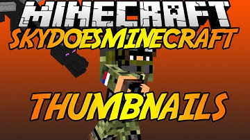 How To:Make Thumbnails Like SkyDoesMinecraft
