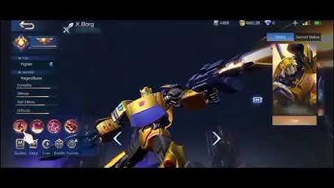 New Transformers Skin X-Borg BumbleBee - Mobile Legends Bang Bang