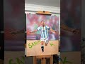 Lionel Messi Oil Painting FIFA World Cop 2022 ❤️