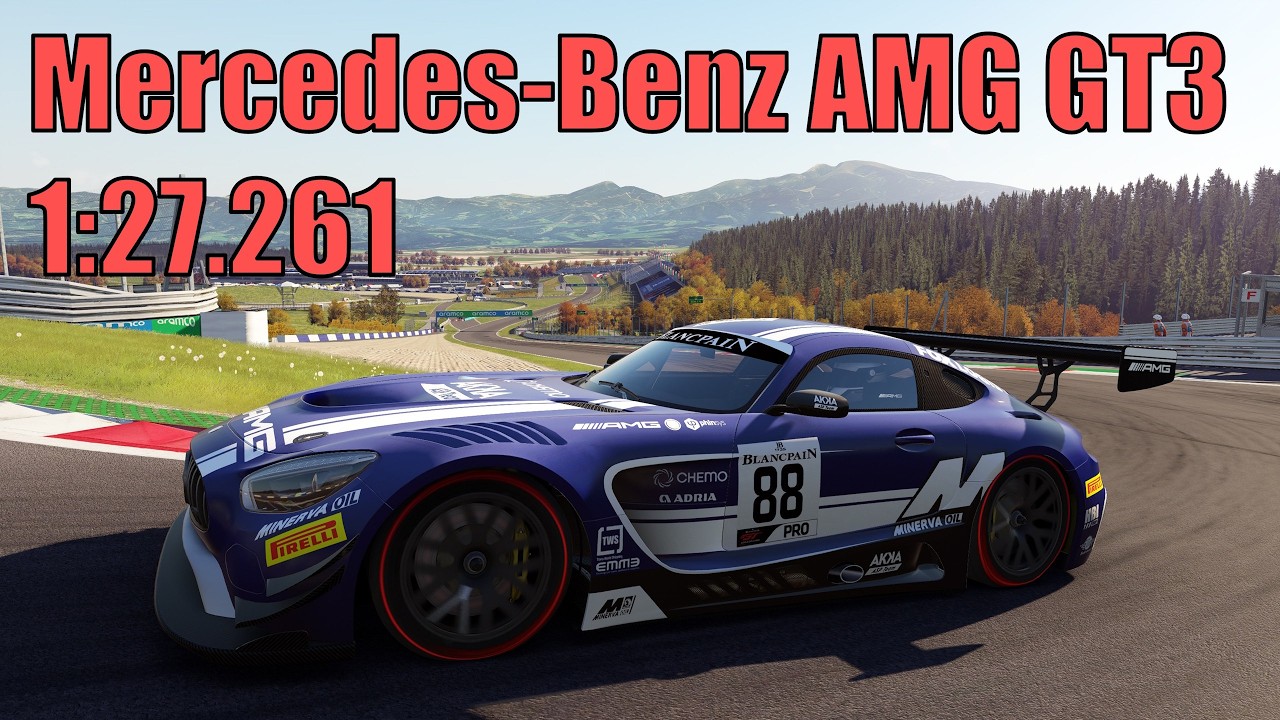 Mercedes-Benz AMG GT3 - Red Bull Ring GP 1:27.261 World Record - Assetto Corsa