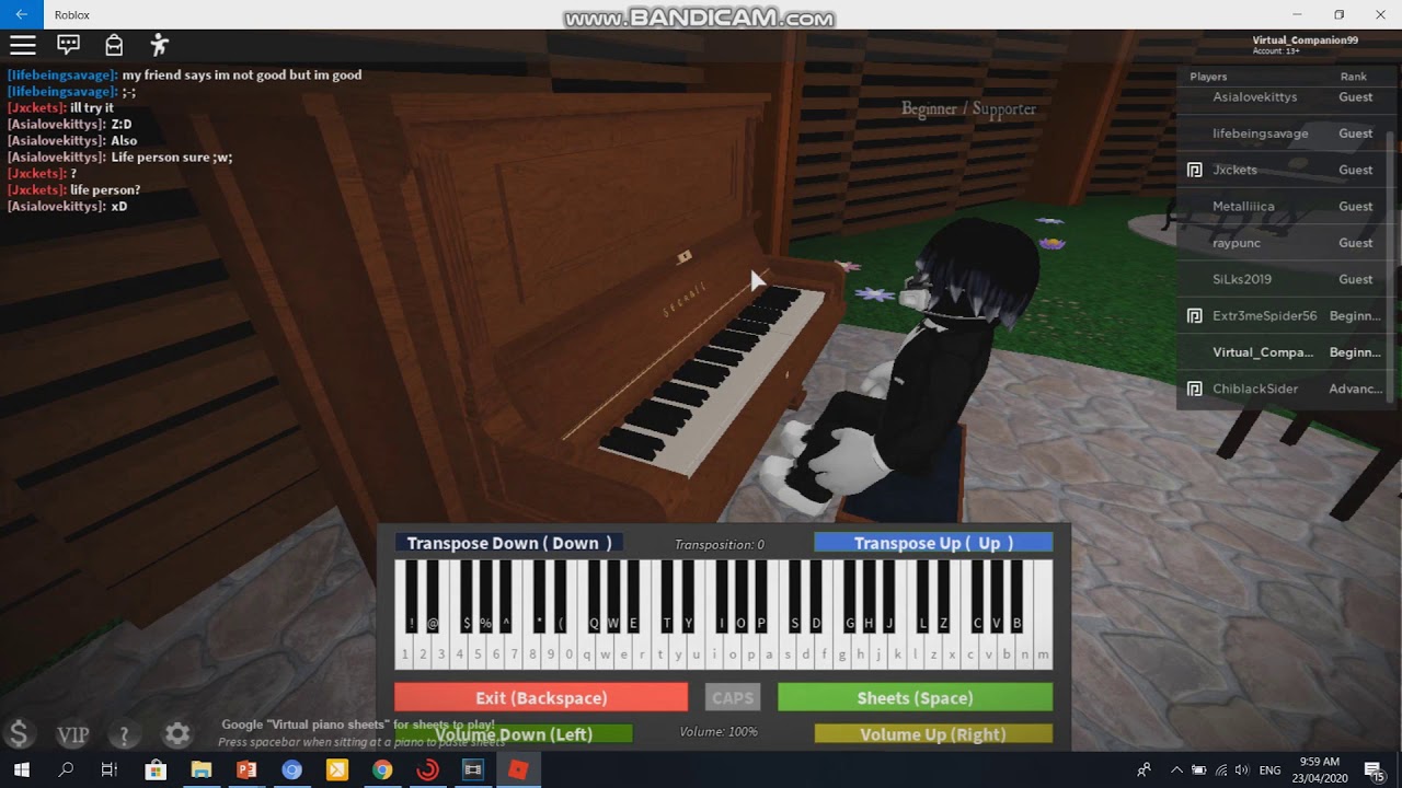 Piano Roblox Deathbed Youtube