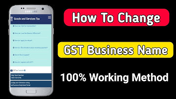 how to change gst business name | gst me trade name kaise change kare