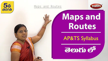 5TH MATHS | CHAPTER 9 | Maps and Routes | Exercise-1 | EXPLANATION IN TELUGU