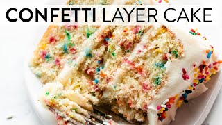 Confetti Birthday Cake | Sally's Baking Recipes