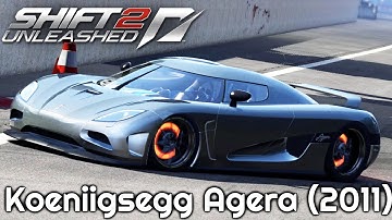 Koenigsegg Agera (2011) - Monza Jr. [NFS/Need for Speed: Shift 2 | Gameplay]