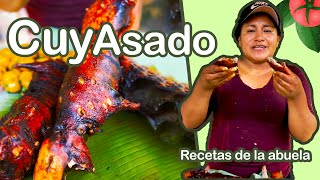 Receta del Cuy Asado con papas 🤤⬇️  Almuerzo Ecuatoriano